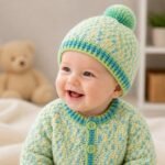 Baby Cardigan & Hat Crochet Pattern PDF (1)