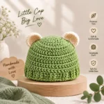 Bear Ear Baby Hat Crochet Pattern (1)