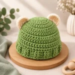 Bear Ear Baby Hat Crochet Pattern (1)