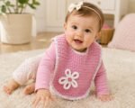 Crochet Blossom Bib
