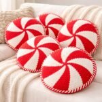 Crochet Pattern Candy Pilllow Decor (1)