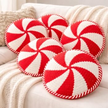 Crochet Pattern Candy Pilllow Decor (3)