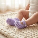 Easy Crochet Baby Booties Pattern PDF (4)