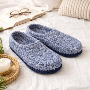 Easy Crochet Slippers Pattern