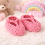 T-Strap Baby Booties Pattern PDF (1)